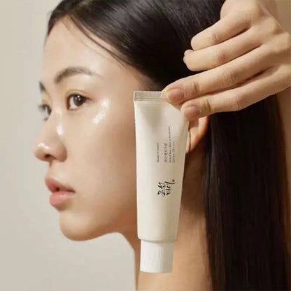 50ml SPF 50+ Rice Probiotic Sunscreen: Korean Beauty Face Cream - Firming, Hydrating, Anti-UV, Whitening Skin Toner